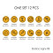Zodiac Signs design02 one set 12pcs