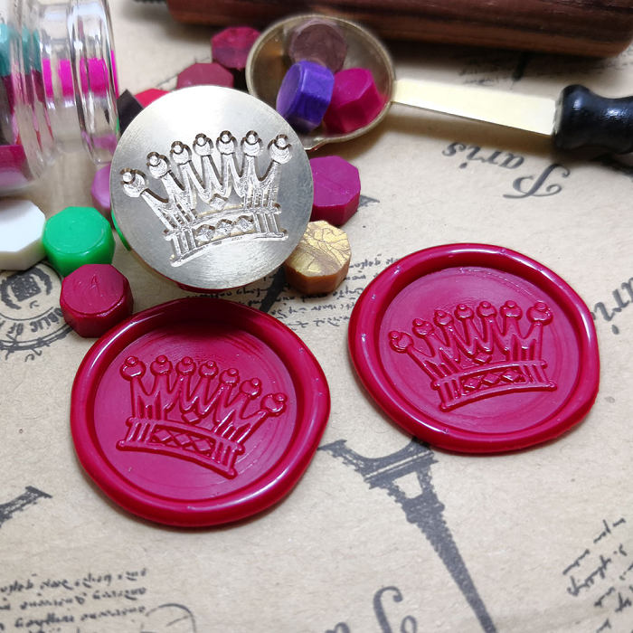 Crown Wax Seal Stamp Kit Personalized Sealing Stamp Online