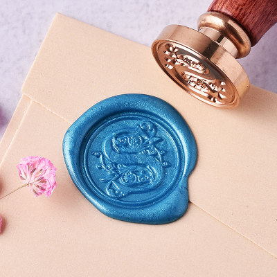 Floral Letter S Wax Seal Stamp Alphabets Wax Seal Stamp Kit Buy Wax Seal Stamps Online