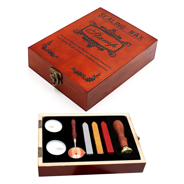 XO Sealing Stamp Open Wax Seal Stamp Kit by VEASOON