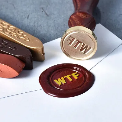 WTF Brass Seal Wax Seal Stamp