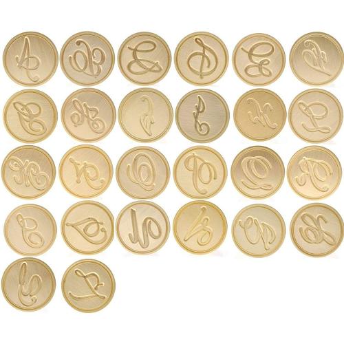 26 Alphabets Wax Seal Stamp Set 26 Letters Wax Seal Stamp A