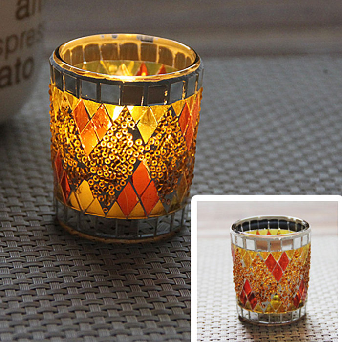Handmade Votive Centrepiece Candle Holders Glass Crystal Tealight Holder Party Stuff