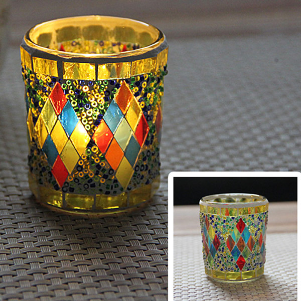 Handmade Votive Centrepiece Candle Holders Glass Crystal Tealight Holder Party Stuff