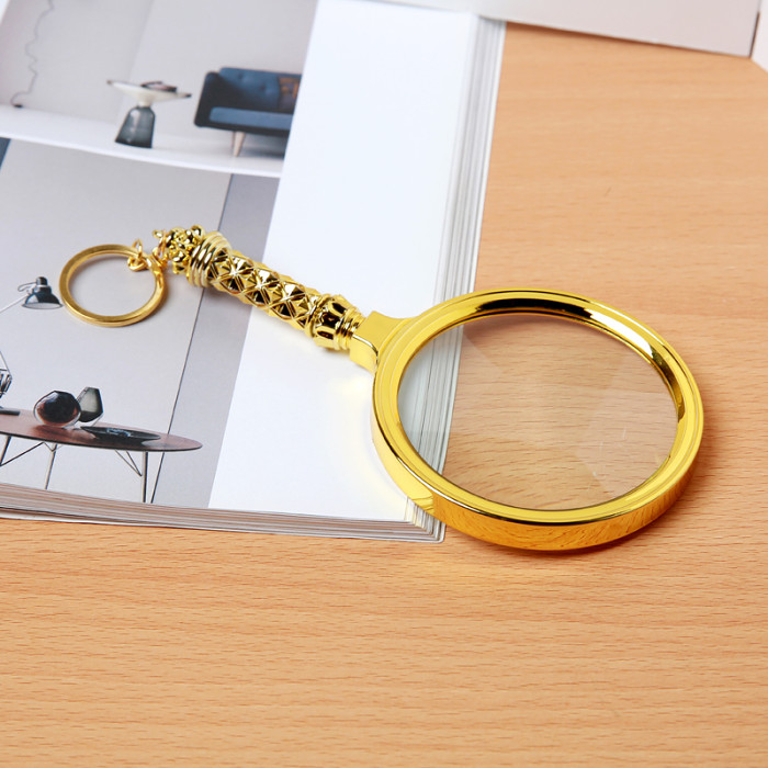 Magnifier Keychain Personalized Gifts for Grandfather Grandmother