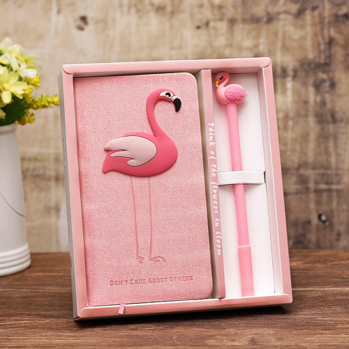 Flamingo Notebook and Pen Gift Box Kit Going Back to School Gifts for Teens Daughter
