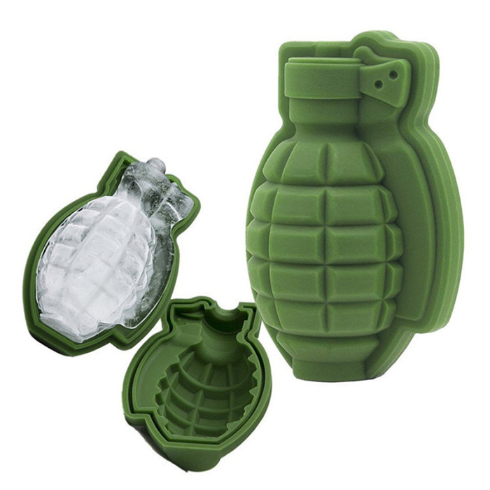 3D Grenade Ice Cube Tray Mold Military Gifts for Army Boyfriend Gift for Army Man : Veasoon