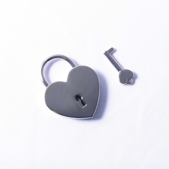 Personalized Metal Heart Shaped Lock