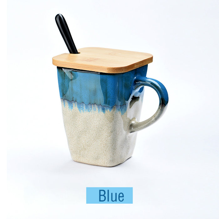 Blue coffee mug