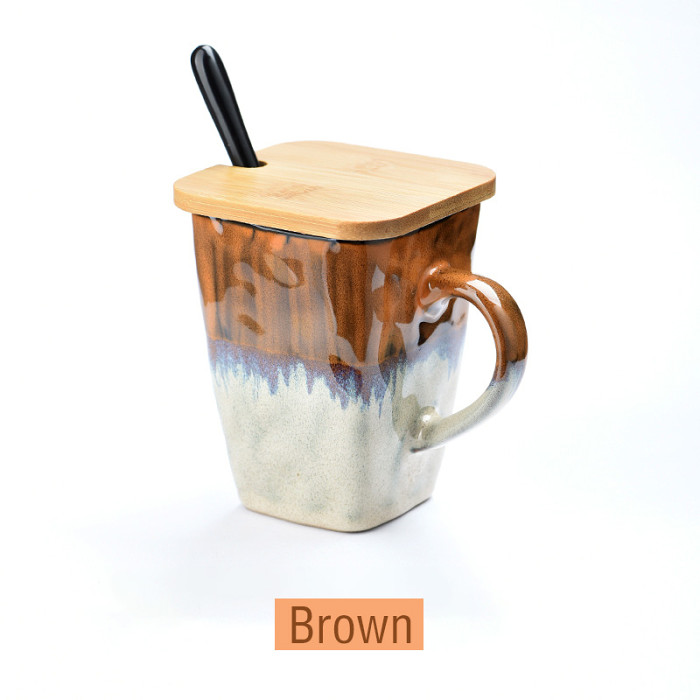 brown coffee mug