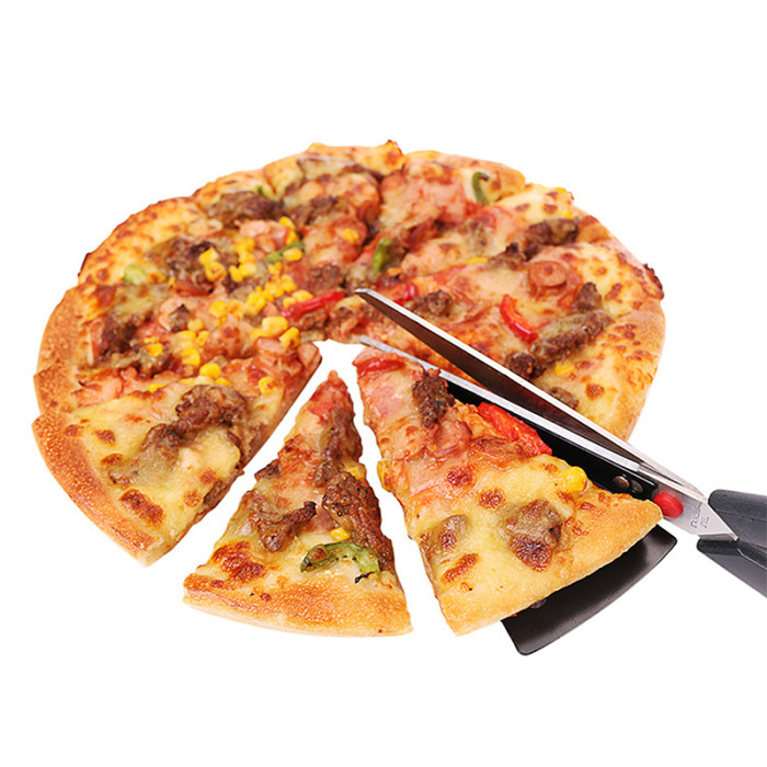 Pizza Scissors Knife Pizza Cutting Tools Stainless Steel Pizza Cutter Slicer Baking Tools Multi-functional