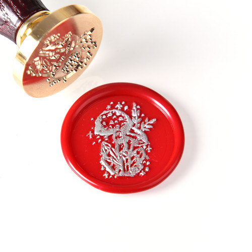 Amanita Mushroom Wax Seal Stamp Kit Personalized Gifts for Mushroom Lovers