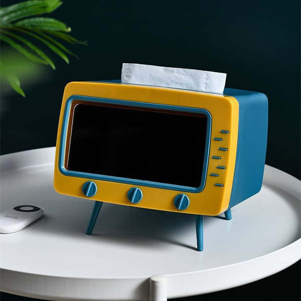 Add a touch of nostalgia to your home with this unique retro TV tissue box