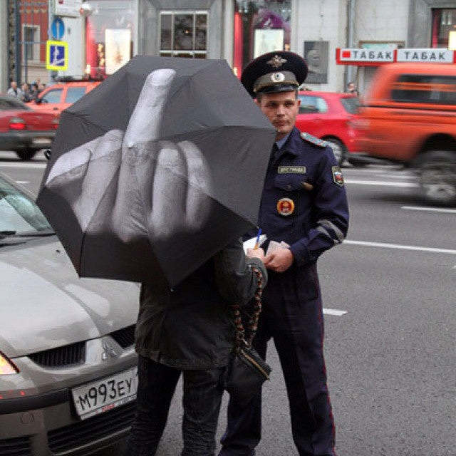 Middle Finger Umbrella