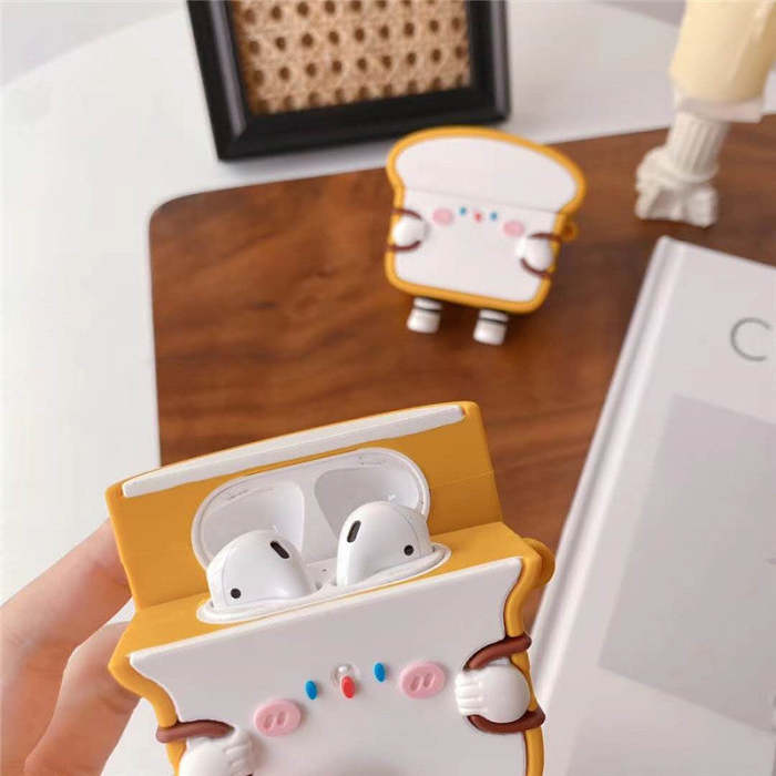 Funny Standing Cute Bacon Toast Protective Cover