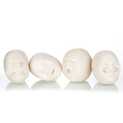 Help relieve stress in minutes with these human face stress balls