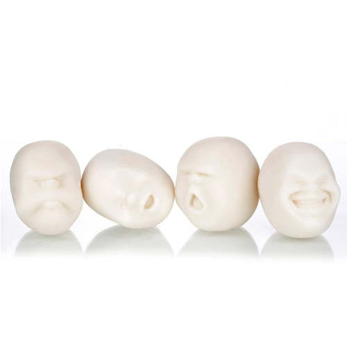 Help relieve stress in minutes with these human face stress balls