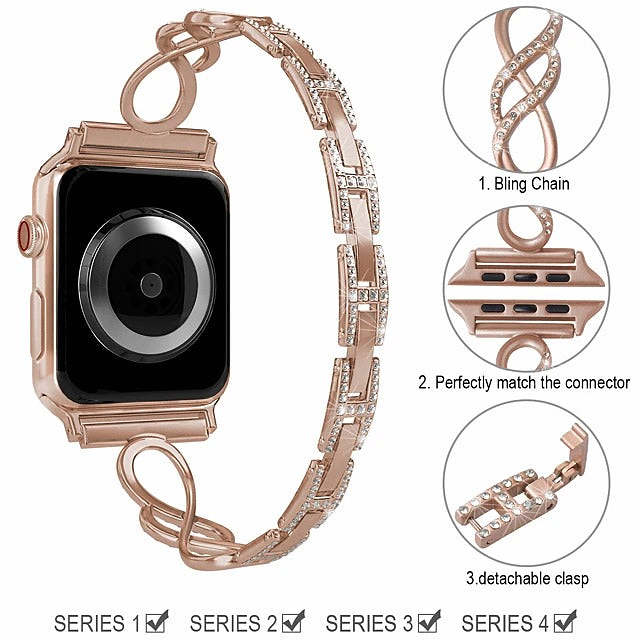 Classic Buckle Stainless Steel Apple Watch Band