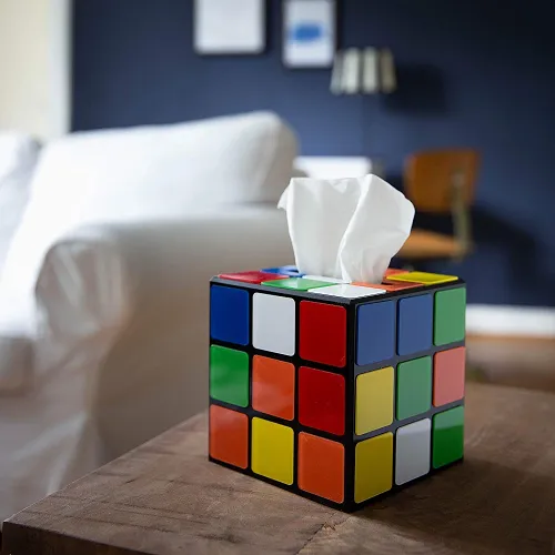 Rubiks Cube Tissue Box