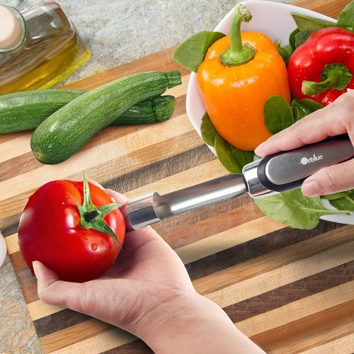 Core your favourite fruits in seconds with this stainless-steel apple fruit corer