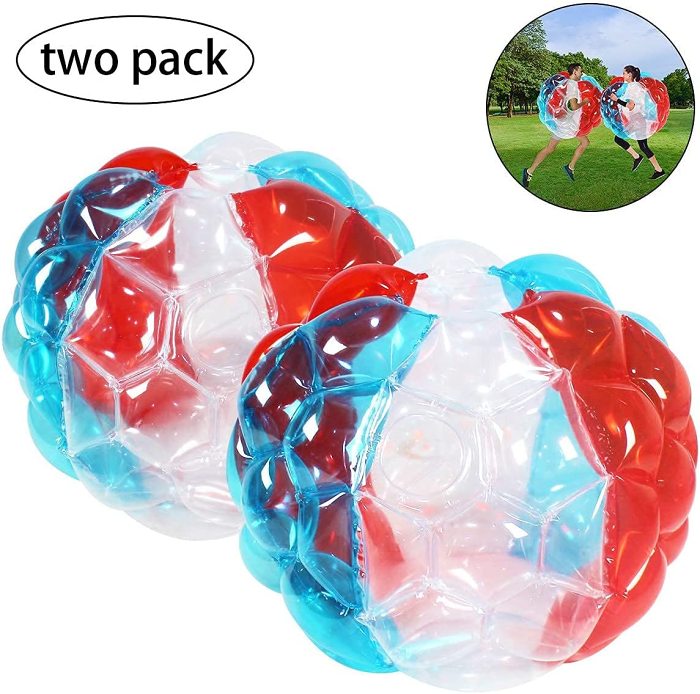 Bounce off the walls with these giant inflatable bubble balls