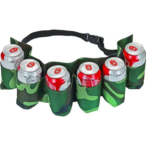 This 6 pack beer and soda can holder is the ultimate party, camping and boating accessory!