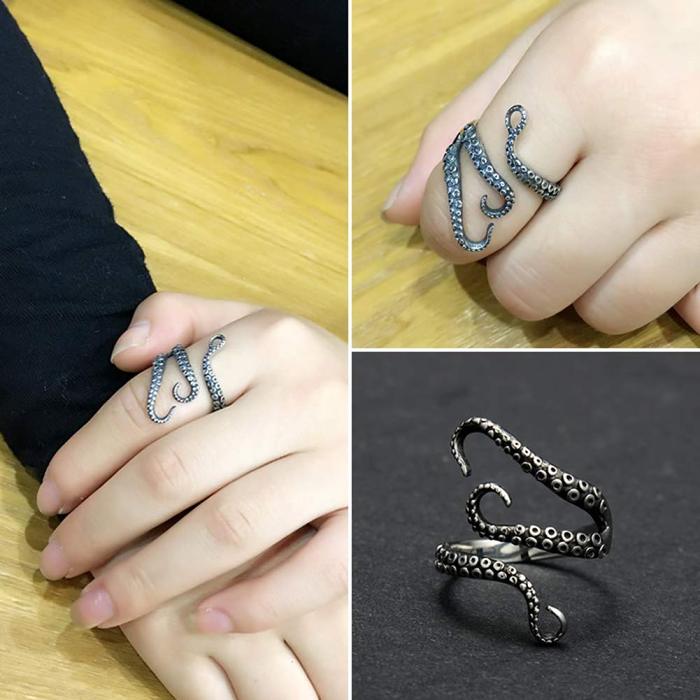 Vintage Octopus Tentacle Ring