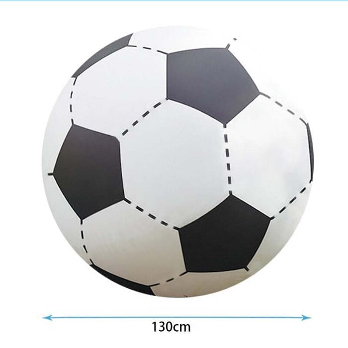 the world's largest inflatable soccer ball