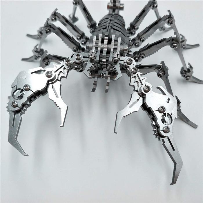 3D Metal Puzzle Scorpion for Adults, DIY 3D Metal Model Kits to Build with Tool, 3D Desktop Model Kits Building Toys for Adults/Teens