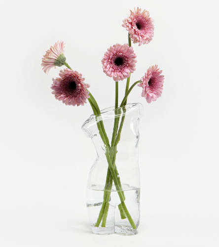 Vase en verre transparent Body