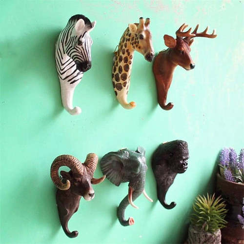 These animal wall hooks are absolutely wild