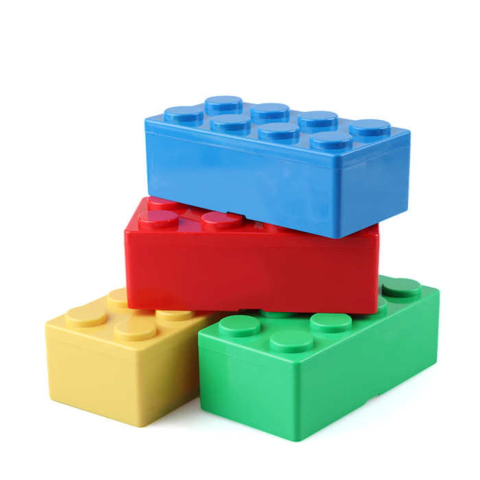 These Lego blocks are actually storage boxes
