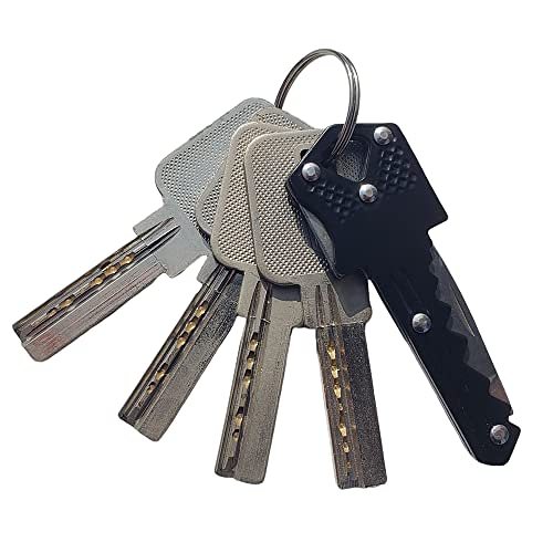 2PACK Hidden Portable Keychain Outdoor Multifunctional Keychain Creative Gadgets