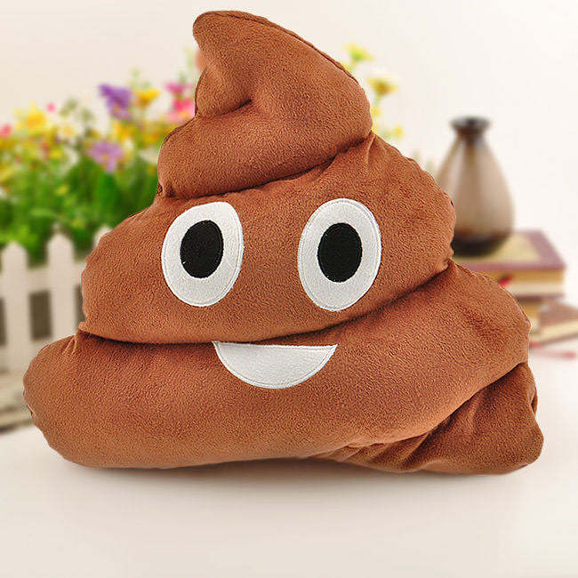 Emoji Poop Pillow