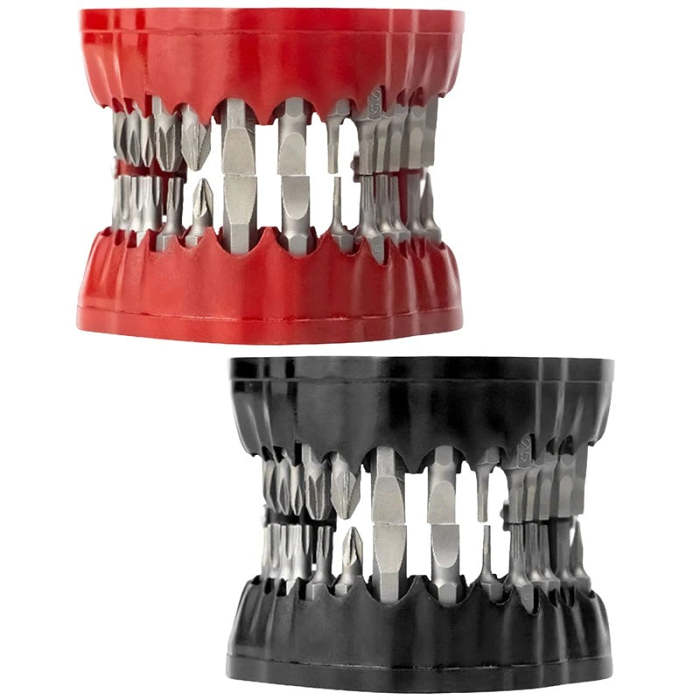 Keep your bits in order with a denture drill bit holder.