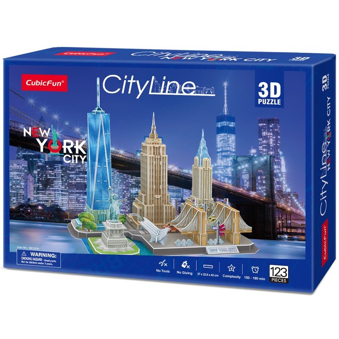 New York Cityline 3D Puzzle
