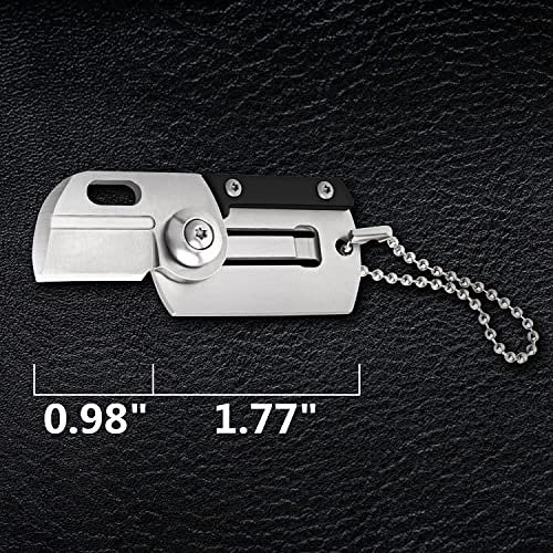 Simple classic 3Cr13Mov Stainless Steel Mini Metal Key Fob Pocket Knife