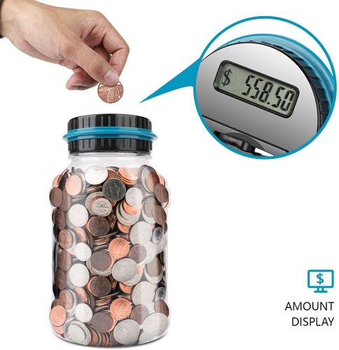 Digital Counting Money Jar