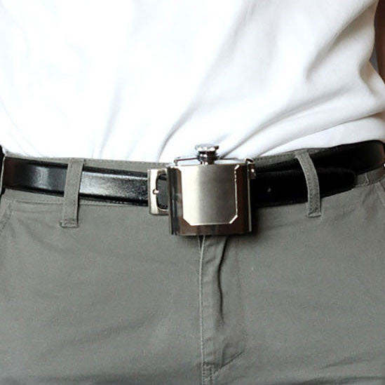 Belt Buckle Flask