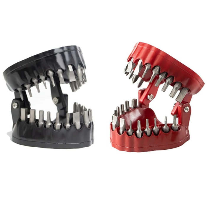 Keep your bits in order with a denture drill bit holder.