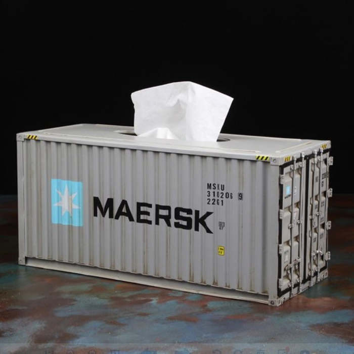 Shipping Container Tissue Boxes