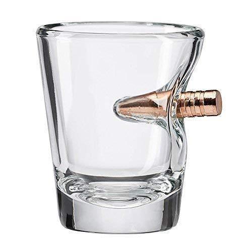 Shot Glass With Real Bullet