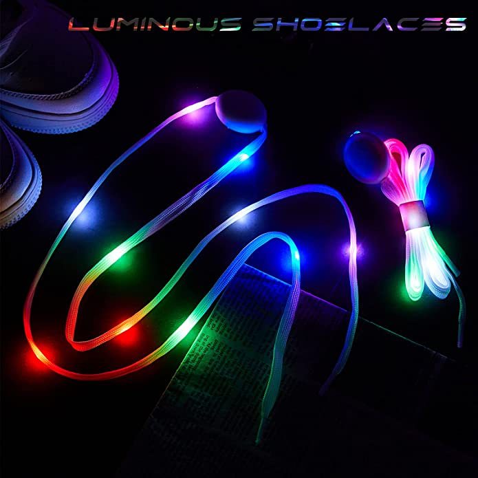 Up your game with these ultra-cool LED light up laces.