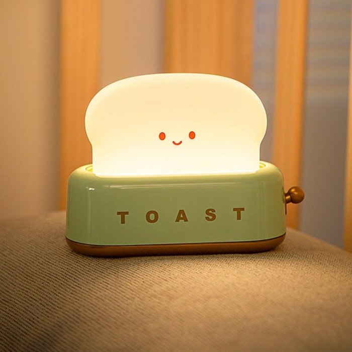 Toast Table Lamp Night Light Home Decor Birthday Gifts for Girlfriend