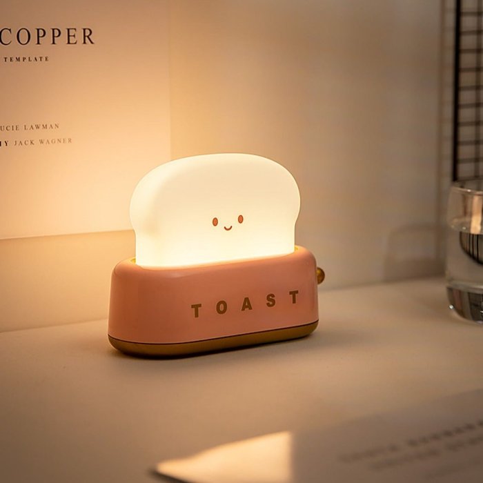 Toast Table Lamp Night Light Home Decor Birthday Gifts for Girlfriend
