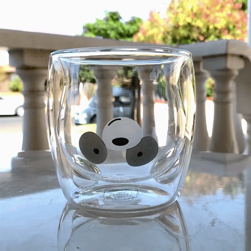 Panda Glass Cup Set