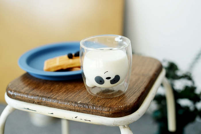 Panda Glass Cup Set
