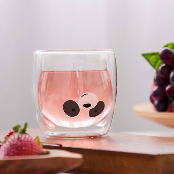 Bear Glass Cup Set