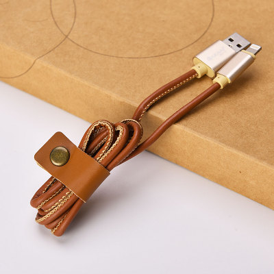 Clearance Leather Charging Cable for Apple iPhone iPad