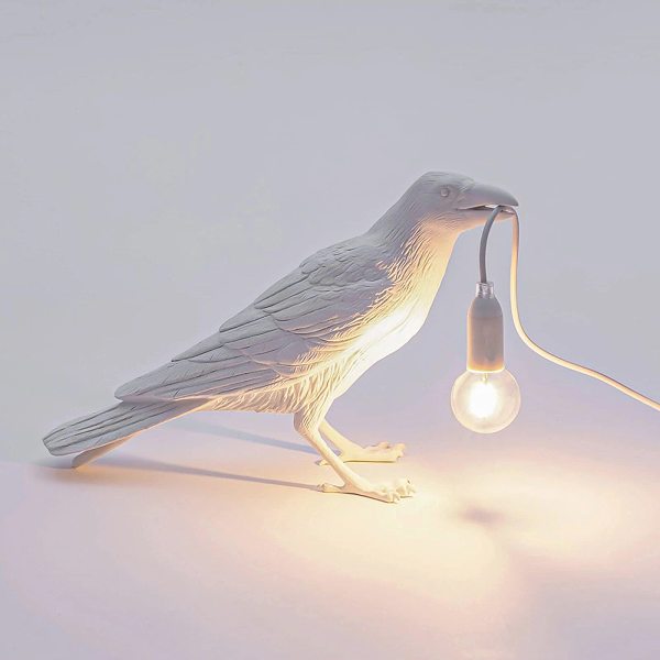 The Edgar Allen Crow Lamp
